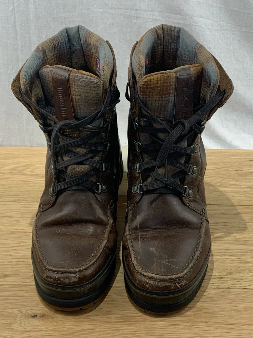 Timberland Schazzberg High Men's Boots Brown Leather Waterproof Insulated Sz 8.5